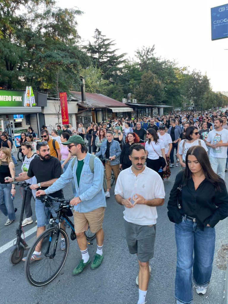 „Ниту една повеќе!“ – протест против насилството врз жените во Скопје